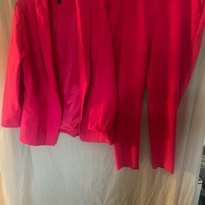 Torrid Pink Blazer and Pants Set Size 2 plus